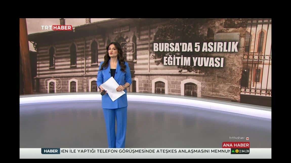 Okulumuz TRT HABER Ana Haber Bülteninde